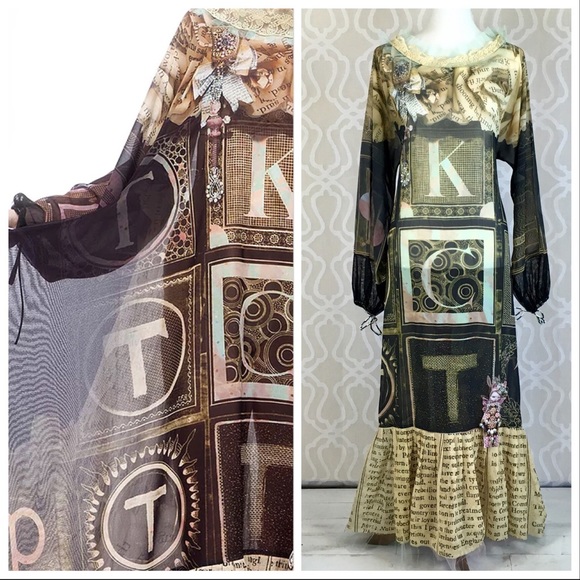 *TAKING DOWN* Angel Dust 3D Illusion Shawl Dress - Picture 6 of 8